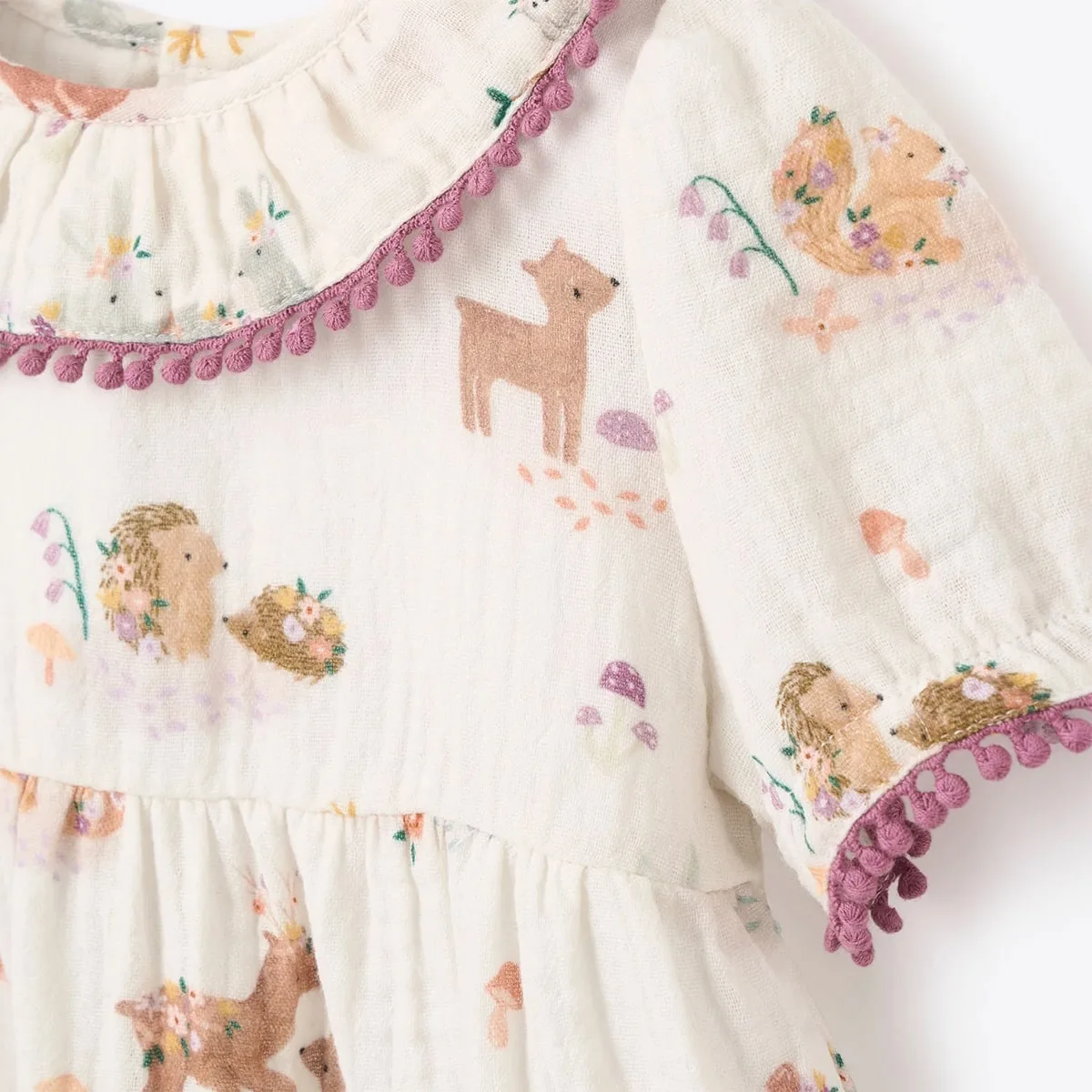 Organic Cotton Baby Bubble Romper - Image 2